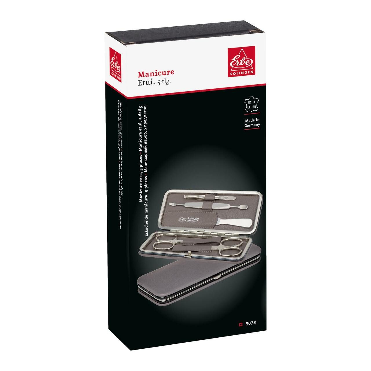 ERBE Maniküre-Pediküre-Set Bügel-Etui Lollipop, vernickelt, 1-tlg., für Alle Hauttypen