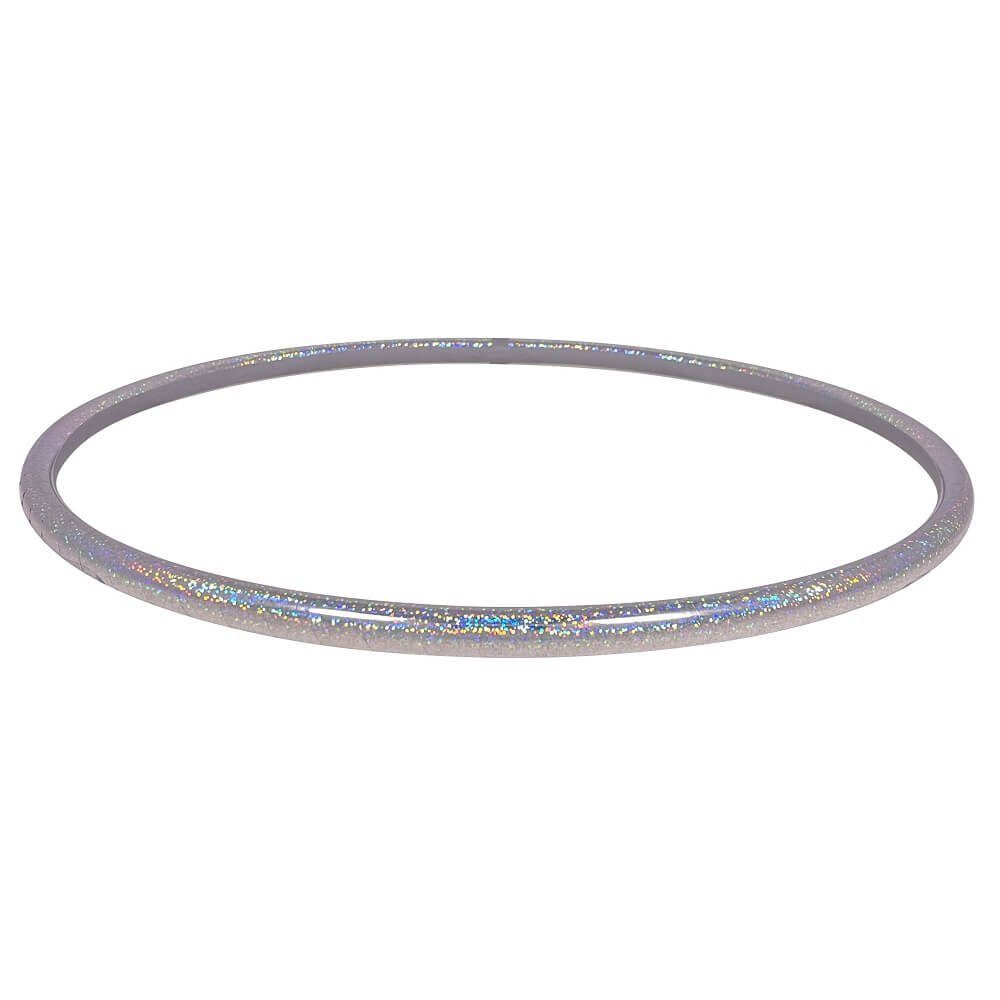 Hoopomania Hula-Hoop-Reifen Mini Hula Hoop, Silber Ø50cm, Glitter Farben