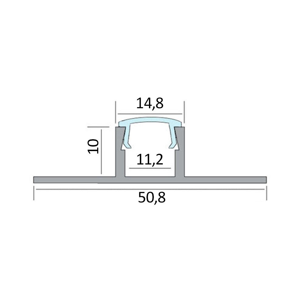 tktrading24 LED-Stripe-Profil T77 LED Alu Premium günstig online kaufen