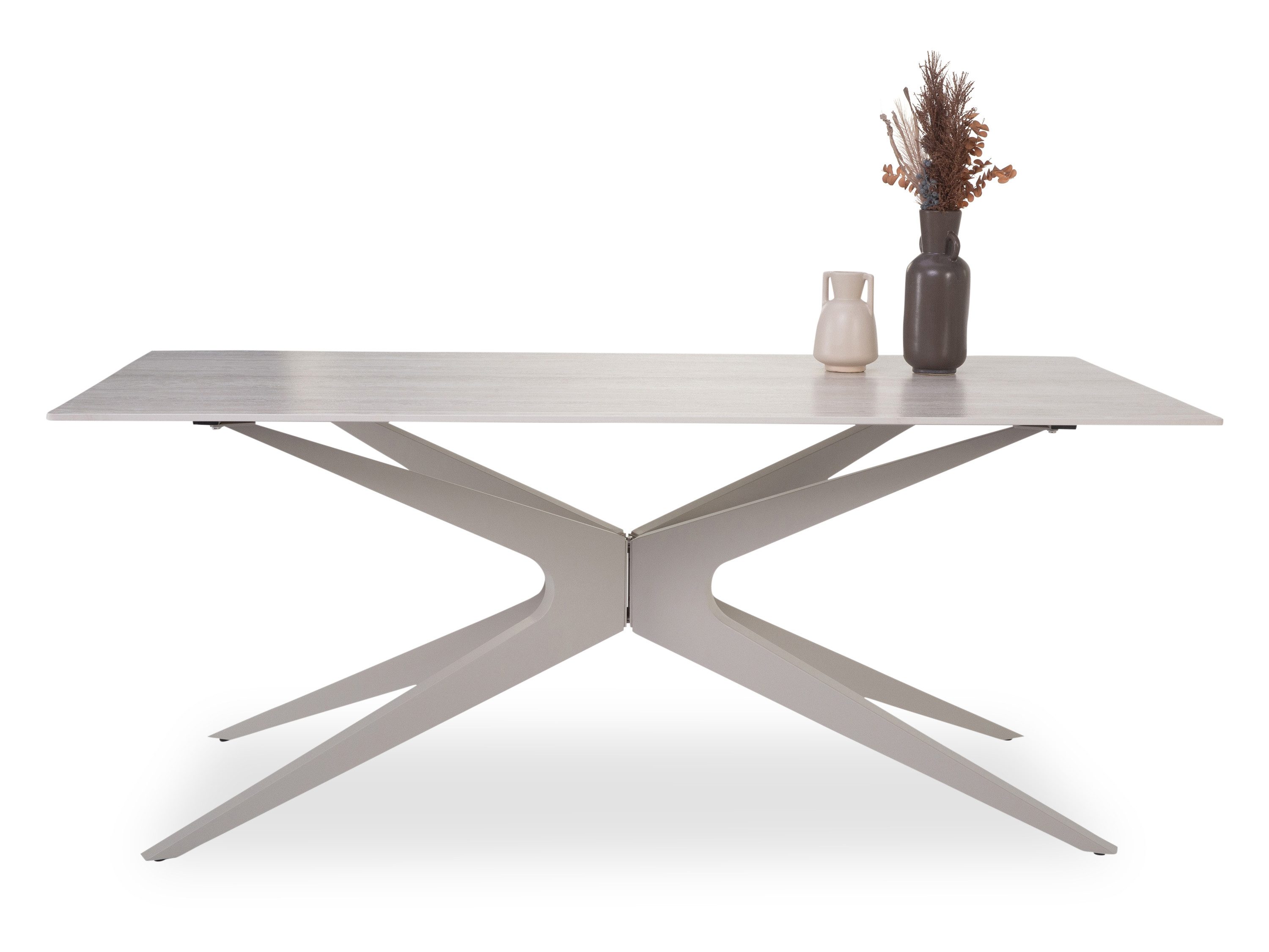 HARPER Esstisch Esstisch HARPER SIBU LBH 180x90x75 cm weiß Esszimmertisch