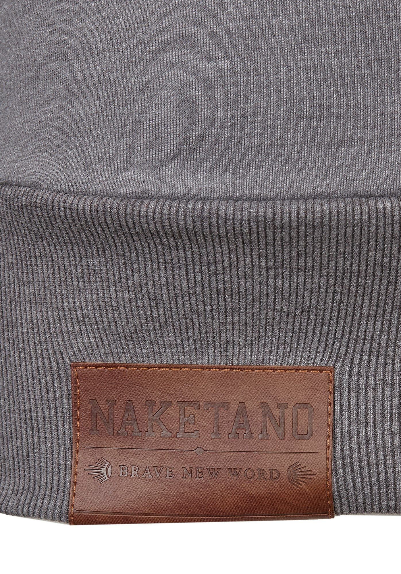 naketano Hoodie Kapuzenpullover Damen Baumwolle, weich, Kapuze, Kängurutasche (Spar-Set, Allroundtalent) Hoodie, weiche Sweatware, Rippbündchen, Streetwear, Loungewear
