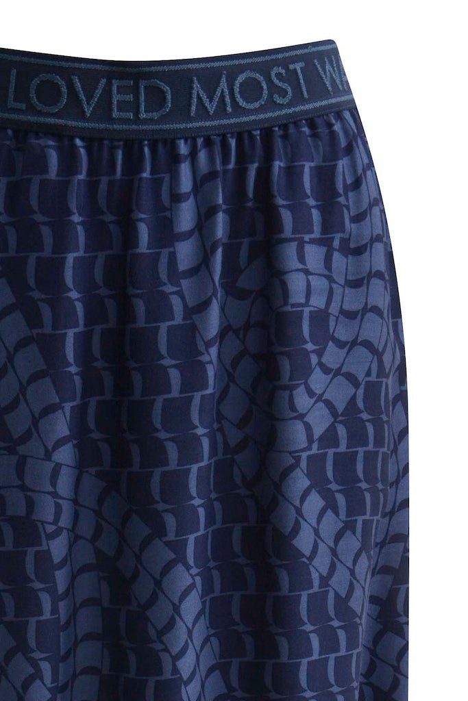 Smith & Soul Bleistiftrock PRINT SKIRT DARK BLUE PRINT