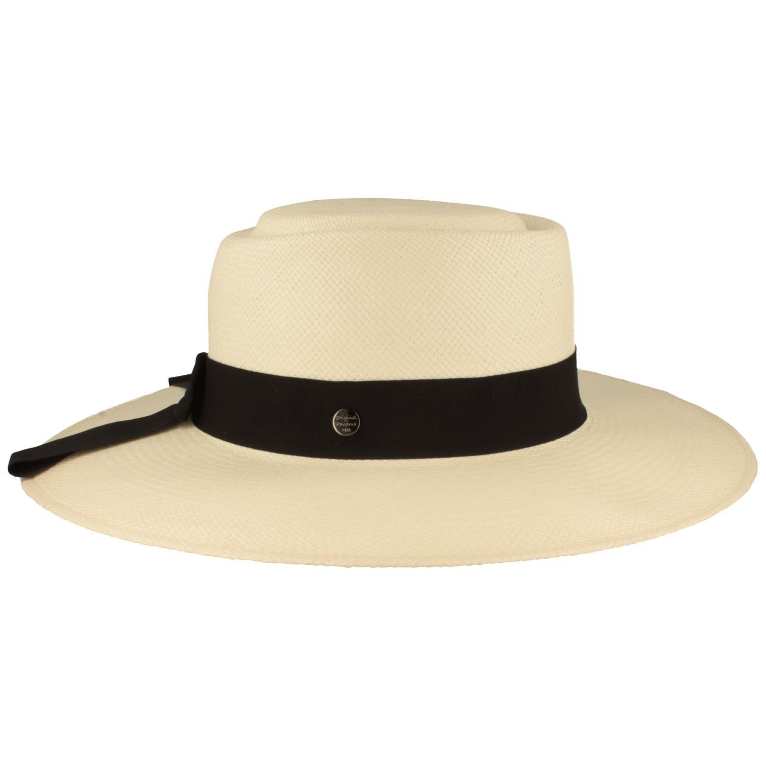 Breiter Strohhut Panama-Bolero mit Schleife & günstig online kaufen
