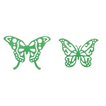 Stanzenshop.de Motivschablone Stanzschablone: Zwei Schmetterlinge