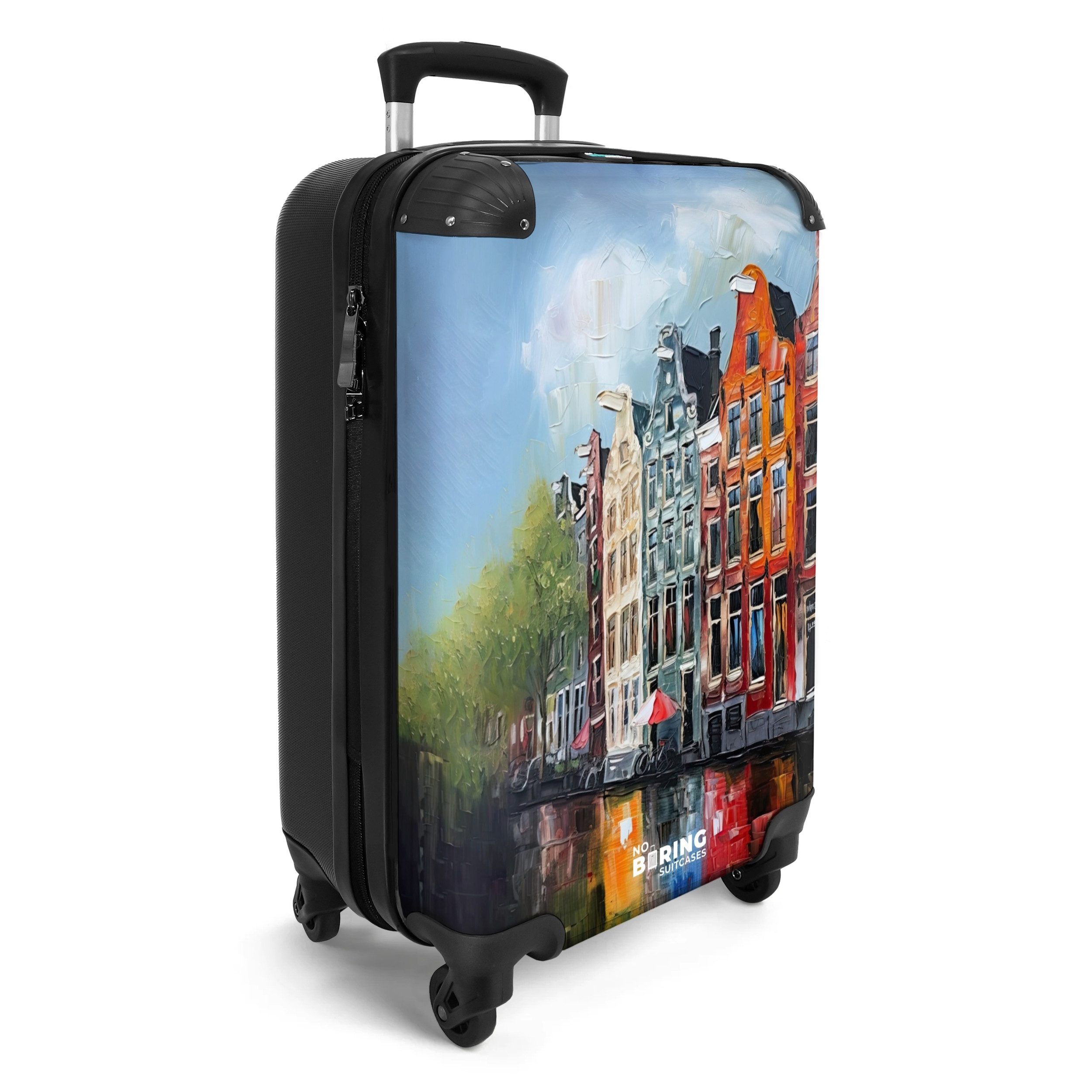 NoBoringSuitcases.com© Hartschalen-Trolley Ölgemälde - Architektur - günstig online kaufen
