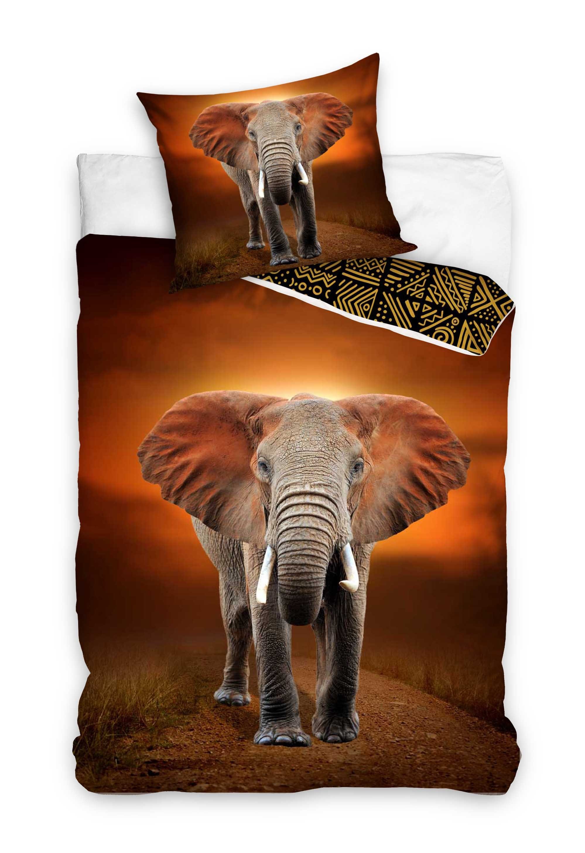 Bettwäsche »Elefanten«, One Home, im Afrika oder Safari Stil online kaufen  | OTTO