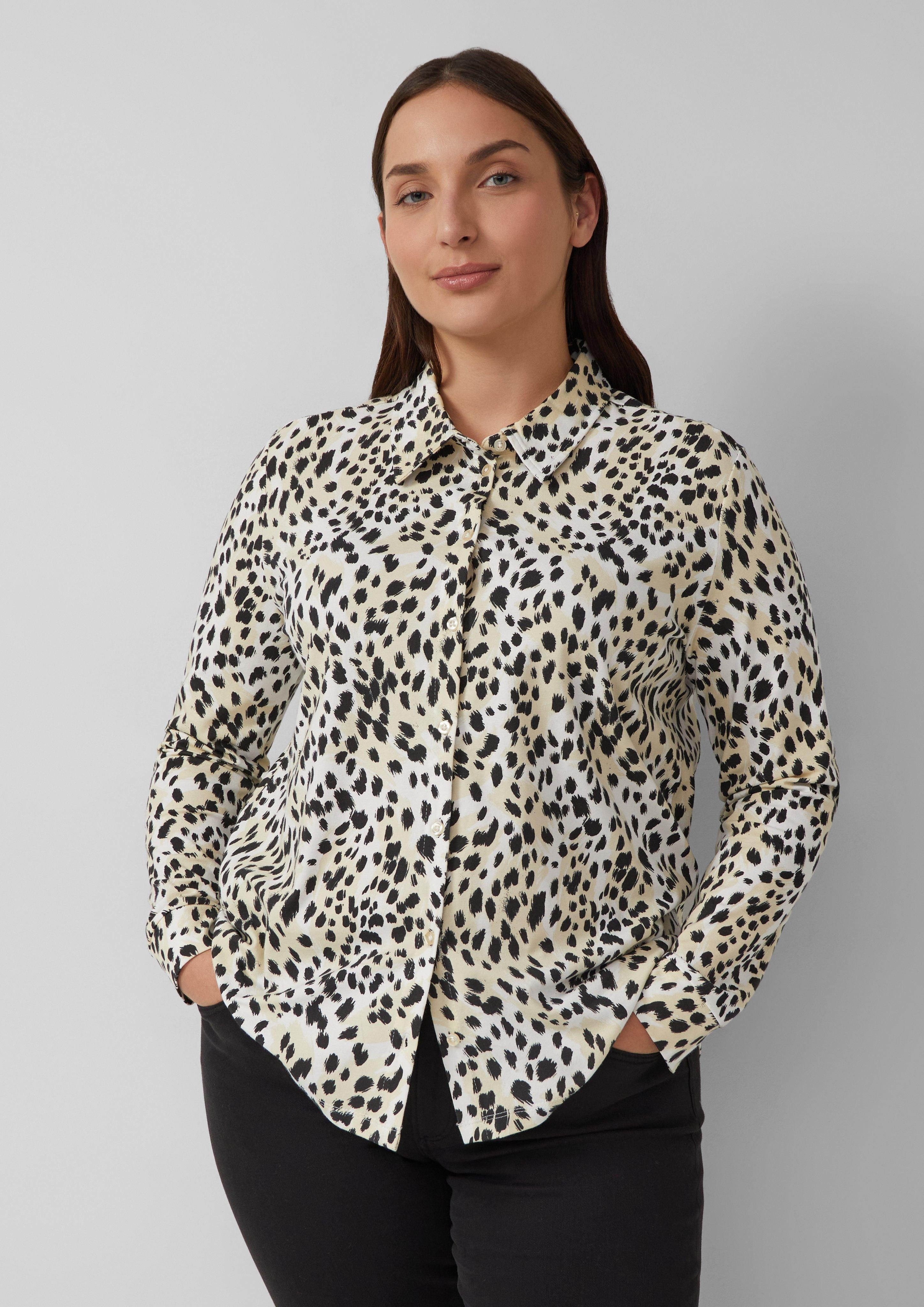 s.Oliver Langarmshirt Elastische Jerseybluse günstig online kaufen
