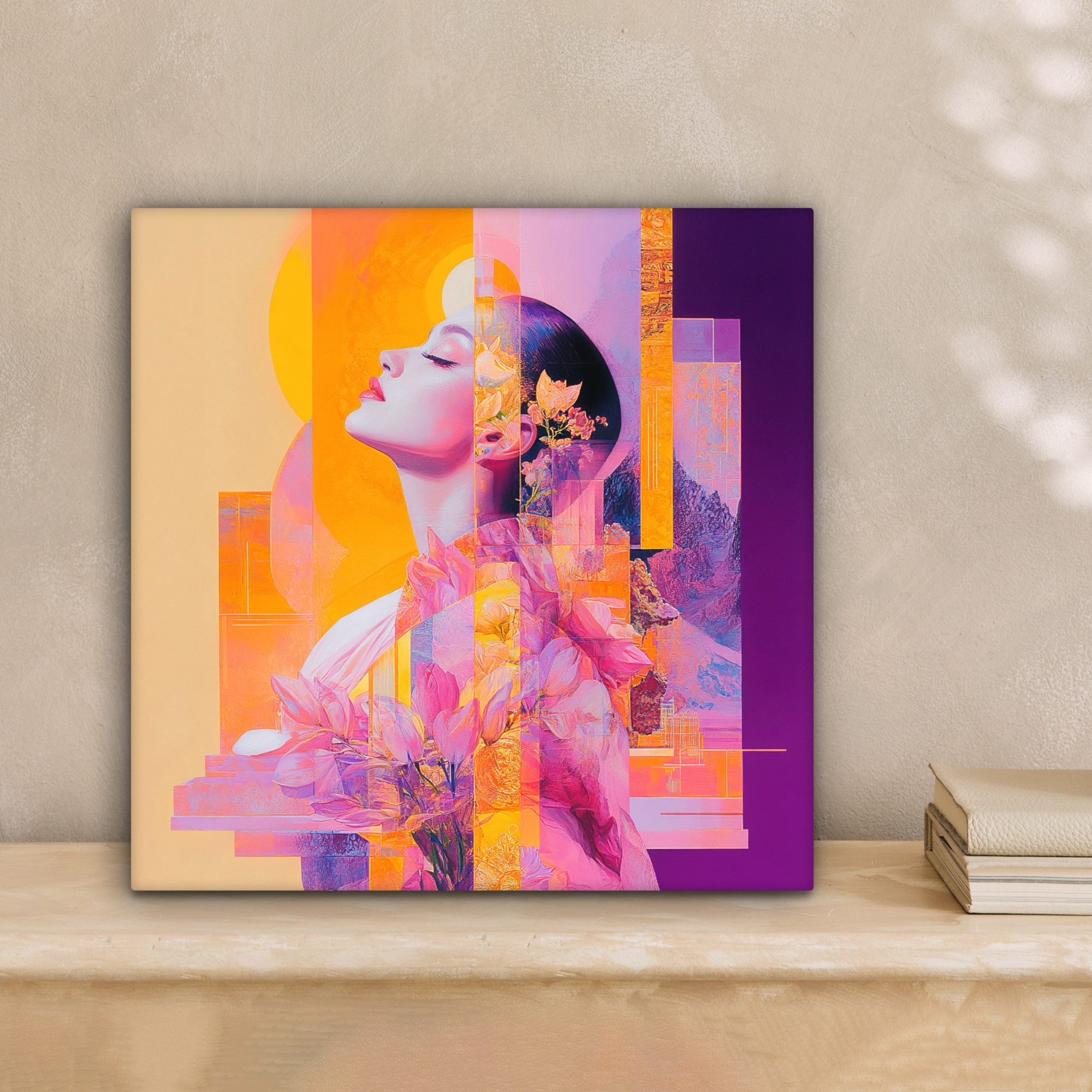 OneMillionCanvasses® Leinwandbild Abstrakt - Porträt - günstig online kaufen