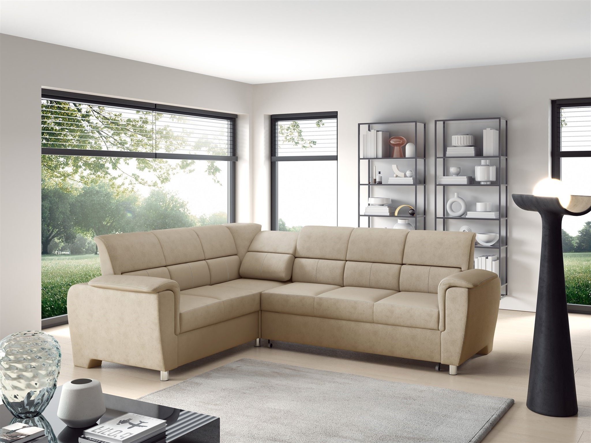 Fun Möbel Ecksofa Schlafsofa Sofa SALVADOR günstig online kaufen