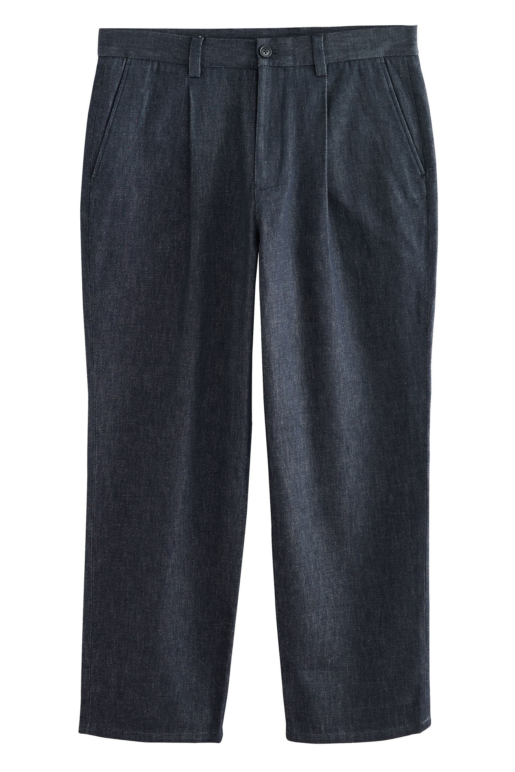 Next Anzughose EDIT Relaxed Fit Denim-Hose (1-tlg) günstig online kaufen