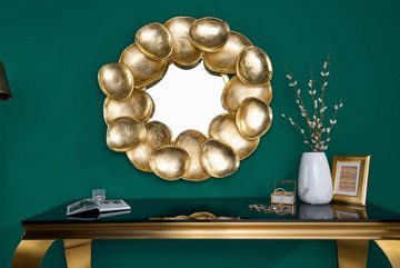 riess-ambiente Wandspiegel VARIATION L 73cm gold (Einzelartikel, 1-St), Flur · Metall · Rahmen · rund · Handarbeit · Schlafzimmer · Design