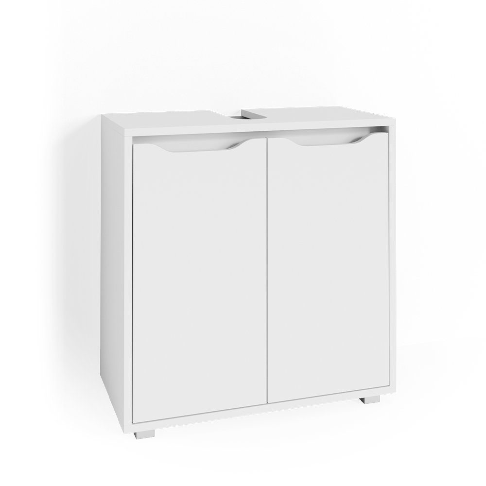 Vicco Waschbeckenunterschrank Ruben Weiß 60 x 63 cm günstig online kaufen
