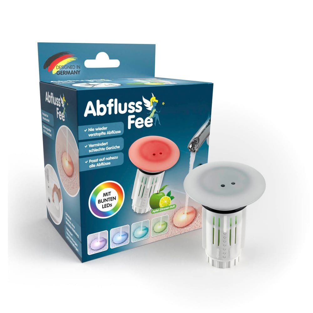 Abfluss-Fee Waschbeckenstöpsel LED Abflussstopfen Stöpsel, vermindert schlechte Gerüche – Bild 5 von 5