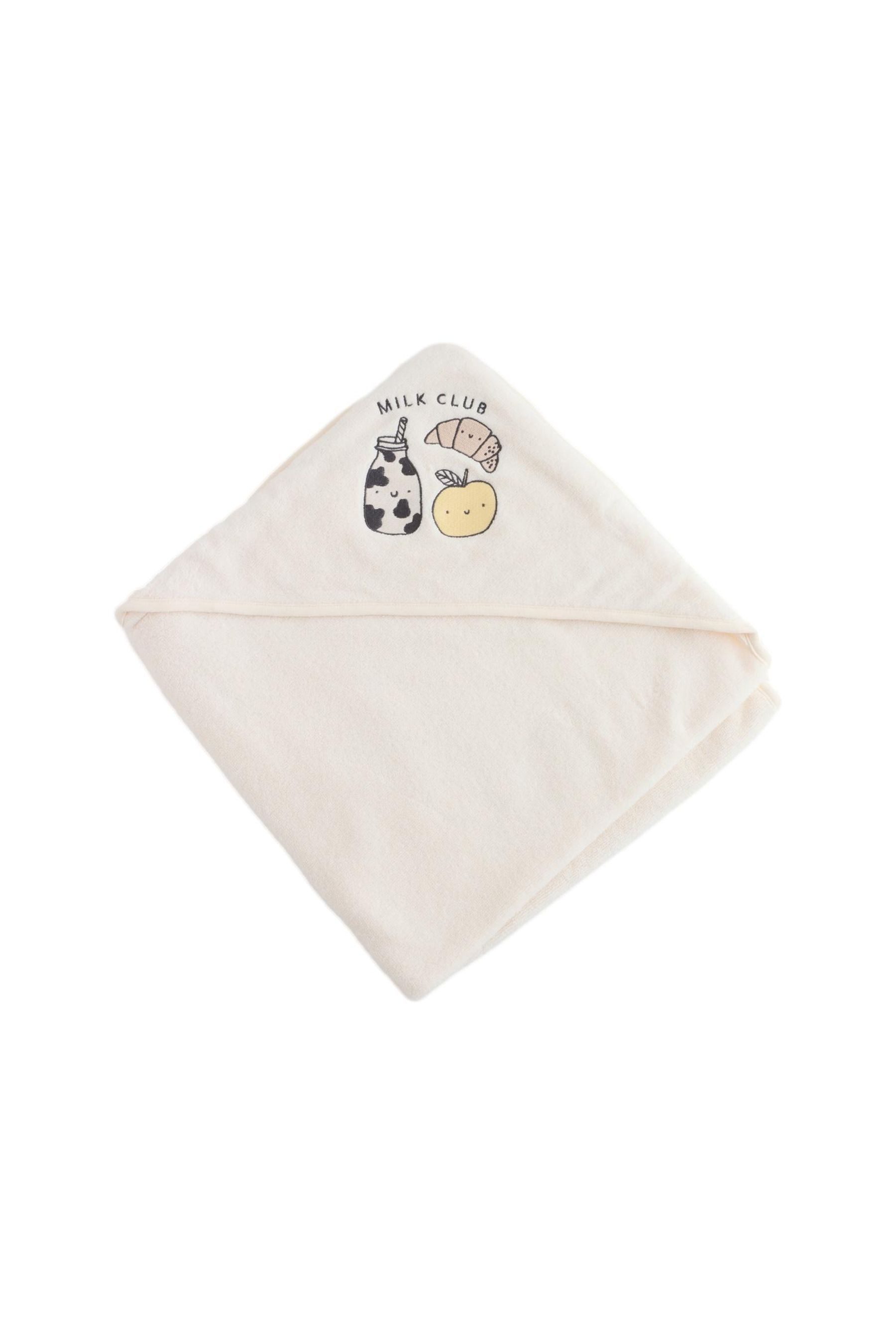 Next Handtuch Baby Handtuch mit Kapuze, Milk Club, (1-St)