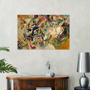Posterlounge Wandfolie Wassily Kandinsky, Komposition No. 7 (1913), Rustikal Malerei