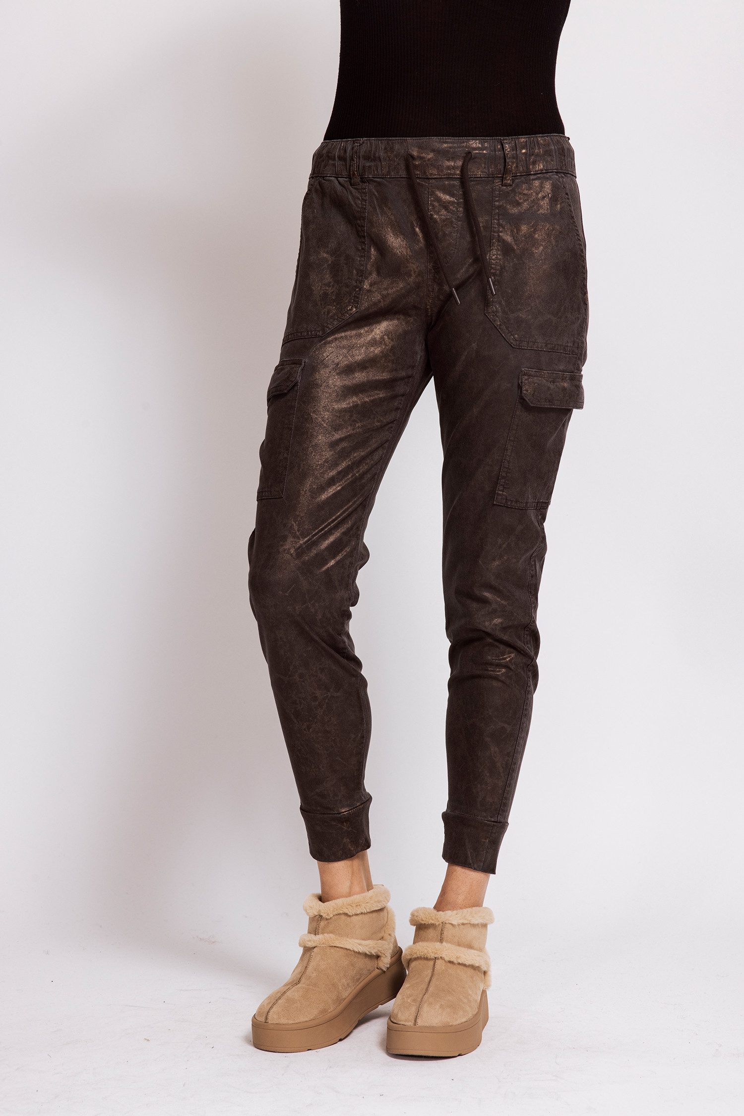 Zhrill Cargohose ZHDAISEY Slim Fit Passform, für lässigen Look, mit Elastikbund und Tunnelzug