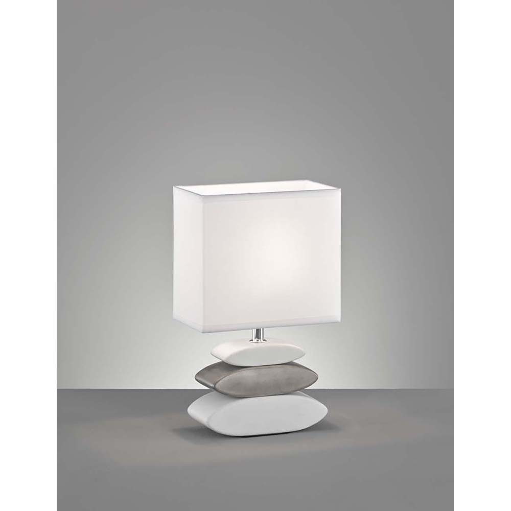 etc-shop LED Tischleuchte, Nachttischleuchte Schreibtischlampe Tischlampe Keramik