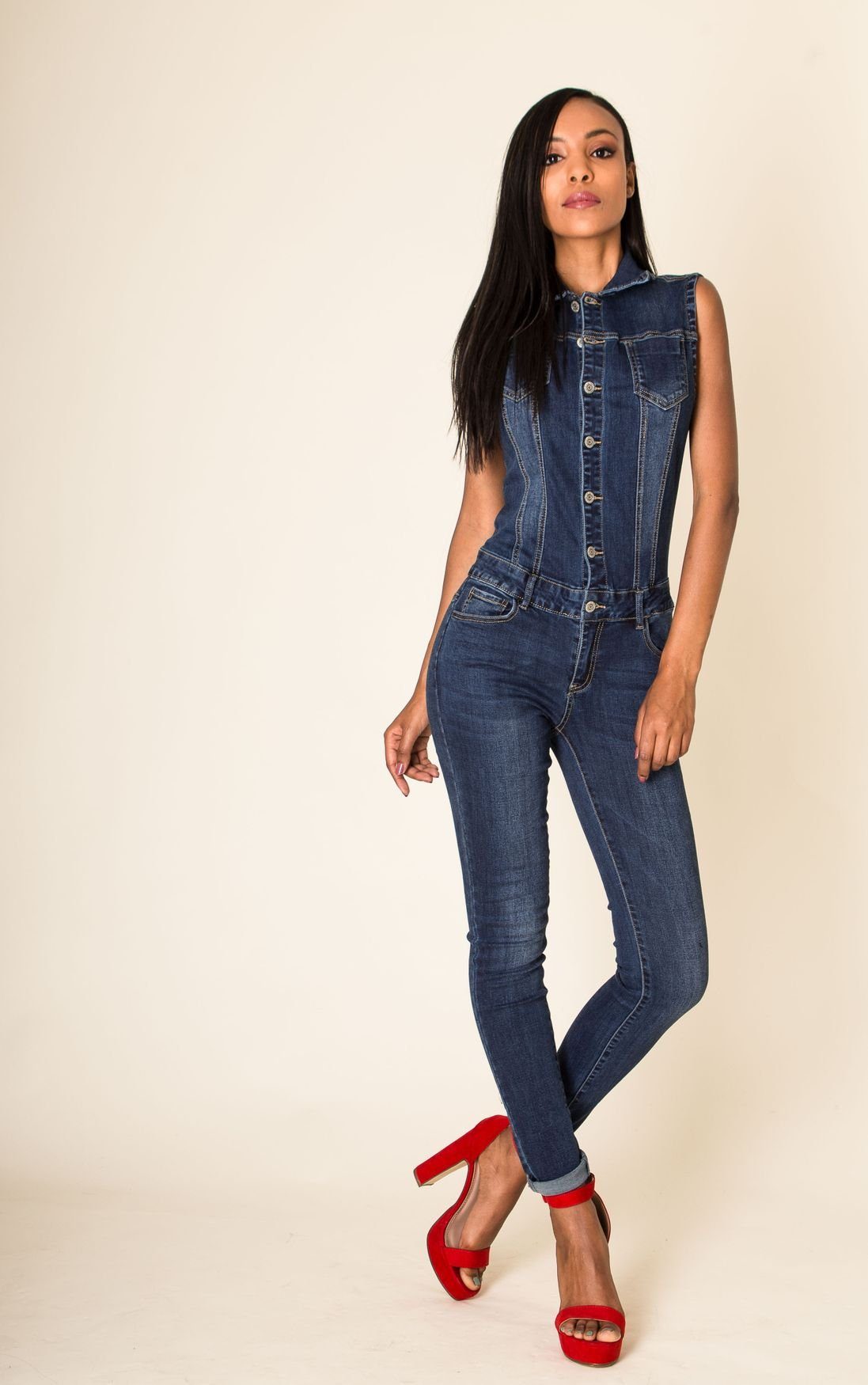 Simply Chic Jumpsuit »3120« (1-tlg) Damen Jeans Jumpsuit online kaufen |  OTTO