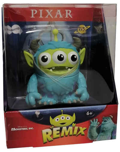 Disney Pixar Spielfigur Mattel Disney Pixar HCC09 Remix Aliens Sulley Monster AG blau Monster