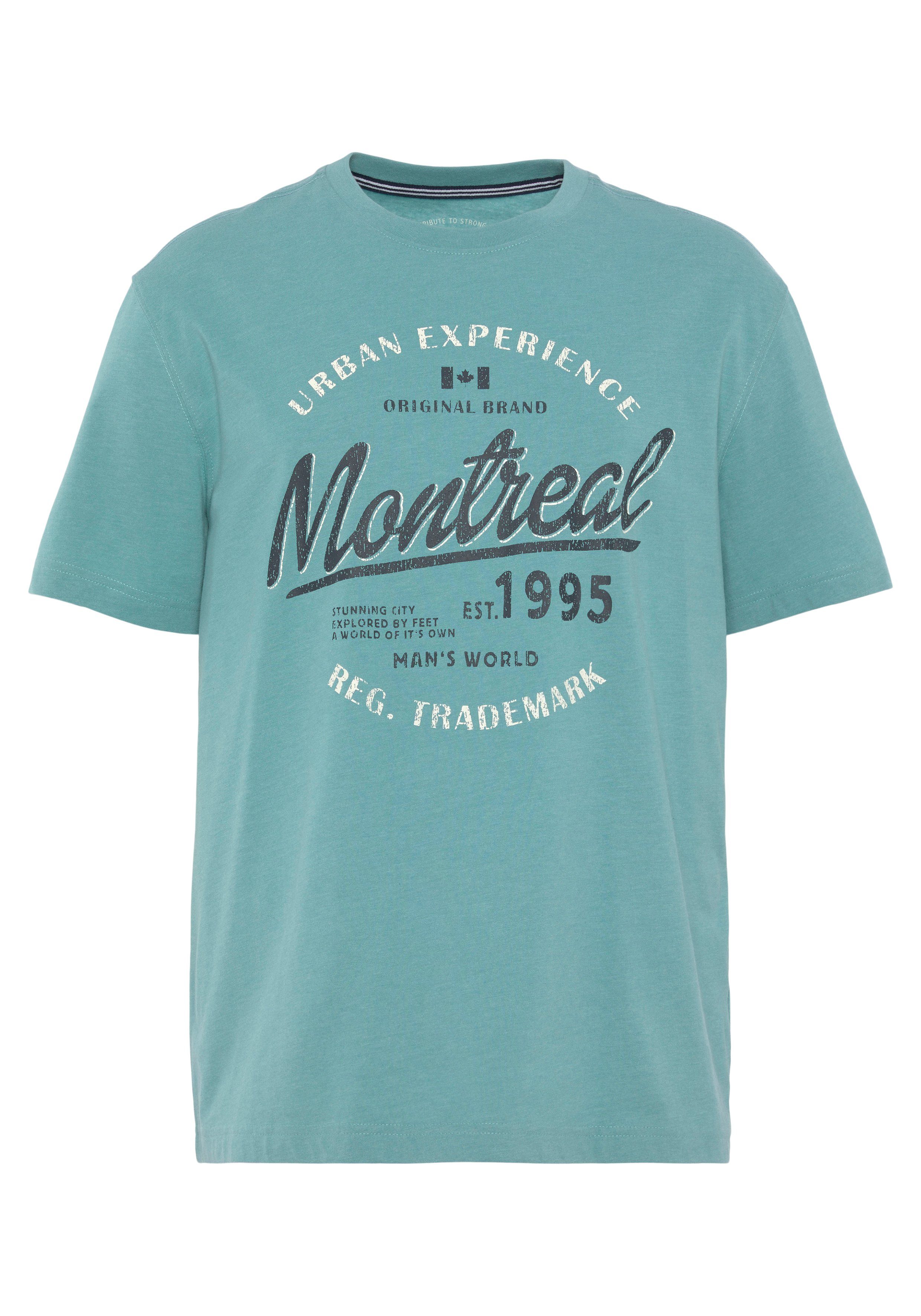 Man's World T-Shirt Kurzarm, lässige Passform, aus Baumwollmischung, pflegeleicht