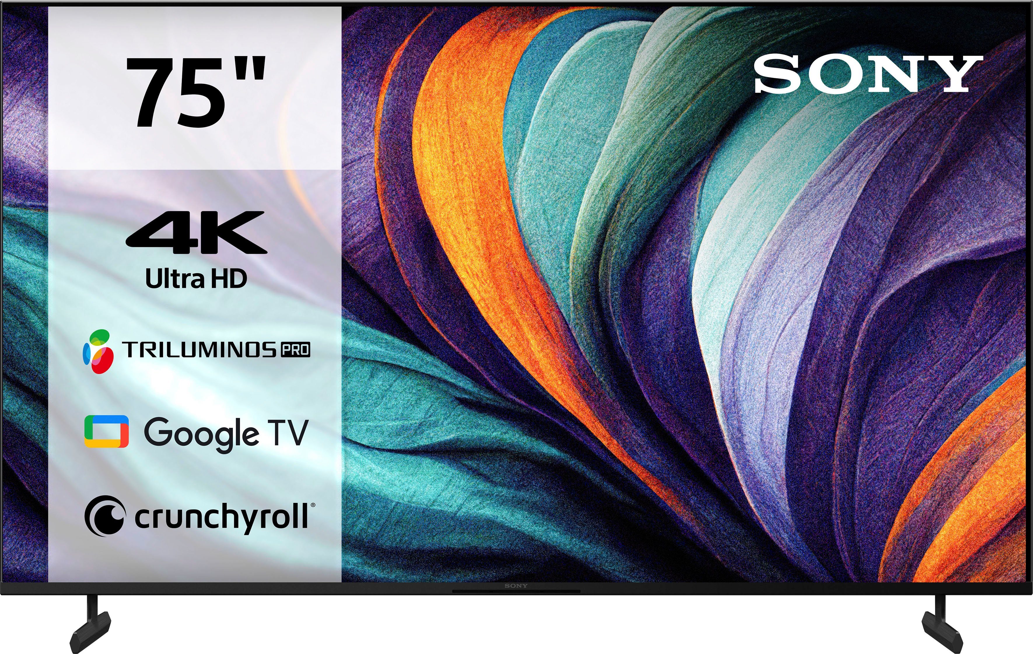 Sony KD-75X80L 4K Smart- Ultra HD, (189 cm/75 TV, LED-Fernseher TV, Google Zoll