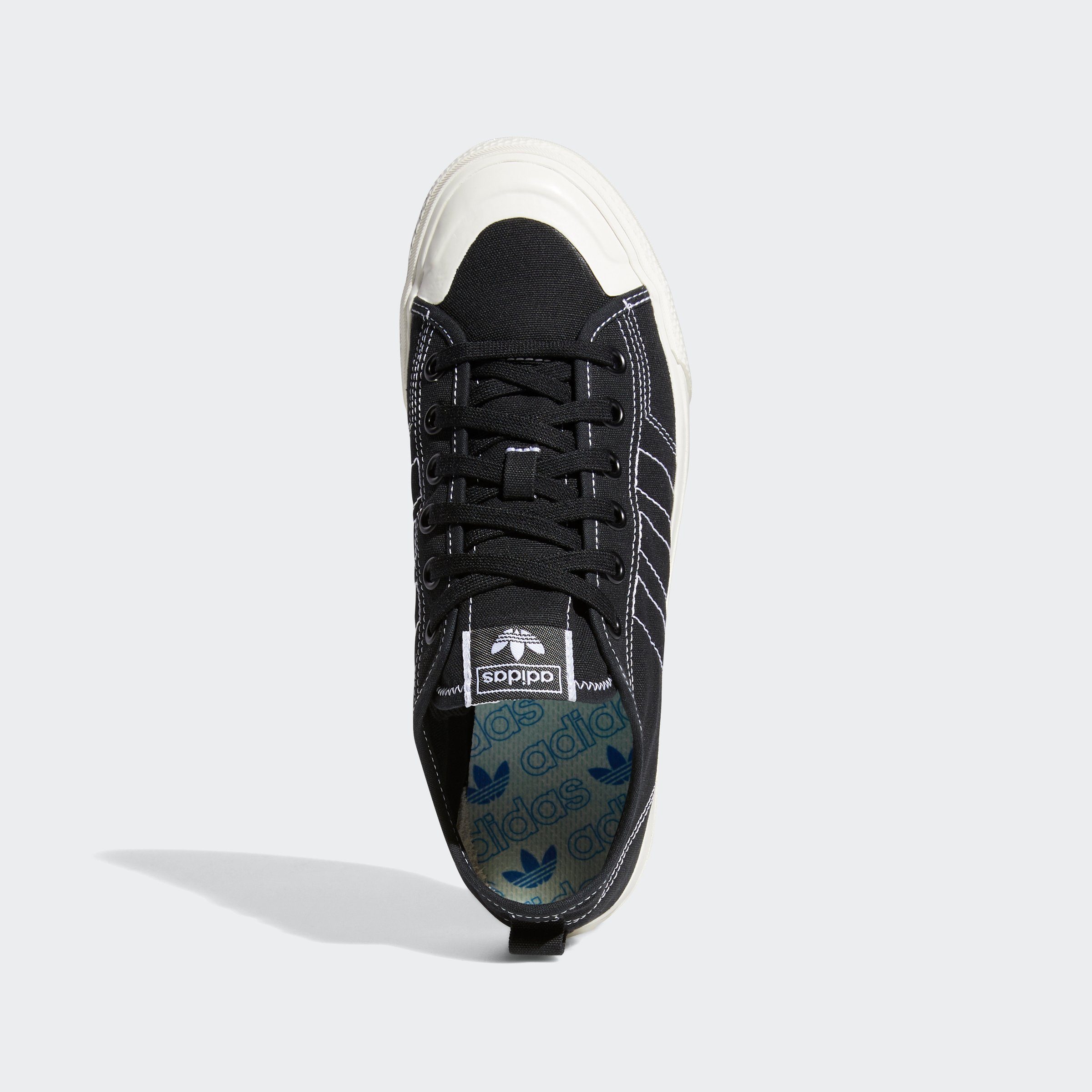 adidas Originals NIZZA RF Sneaker / Black Core Off White / Cloud White