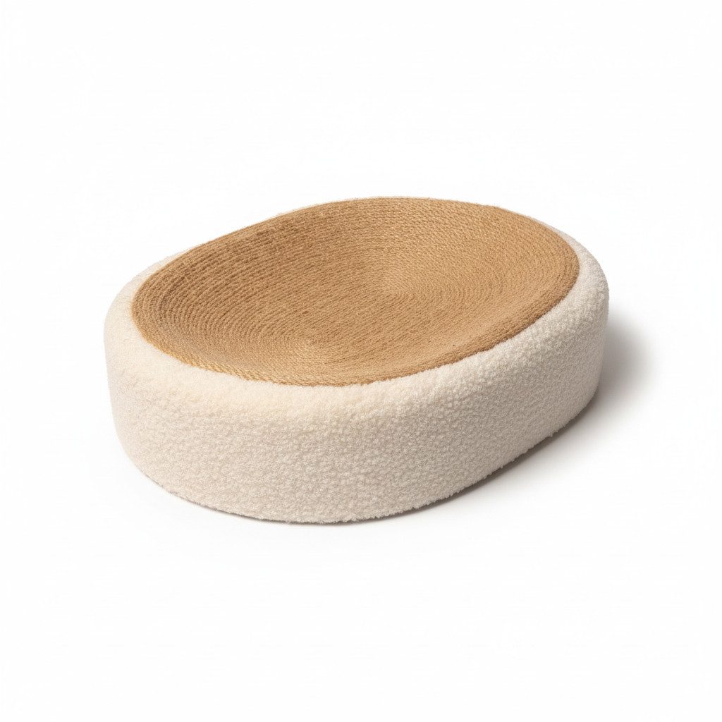 Lyveo Kratzbrett Katzenbett mit Sisal Kratzfläche 42x32x10cm Katzenkorb Kat günstig online kaufen