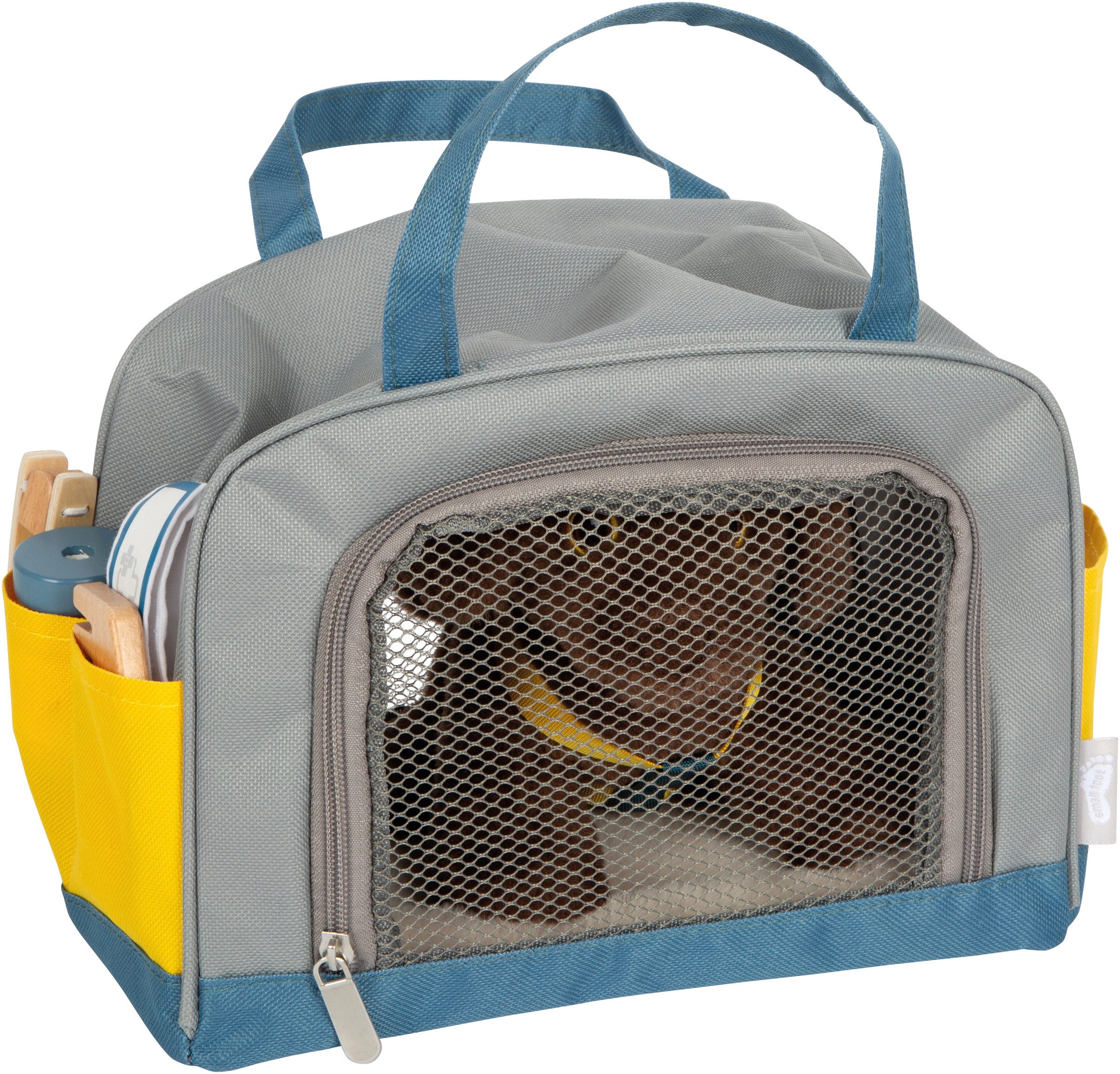 Small Foot Plüschfigur Hund mit Tasche (Set, 15-St), mit Pflege- und Tierarzt-Zubehör