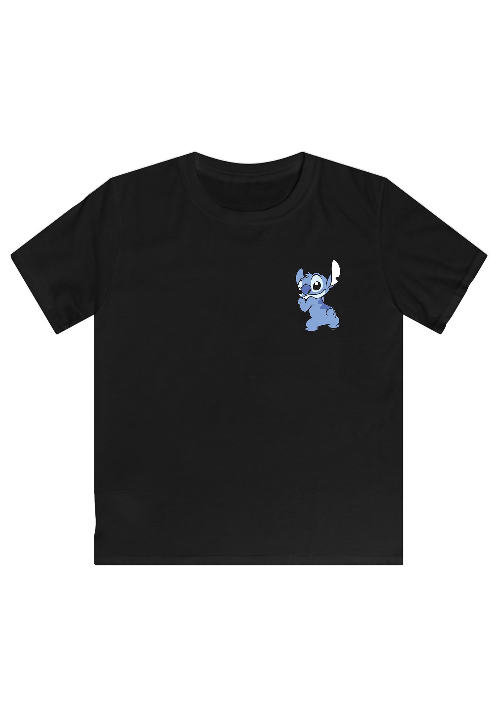 F4NT4STIC T-Shirt Disney schwarz Kinder,Premium Merch,Jungen,Mädchen,Bedruckt Unisex Lilo And Stitch