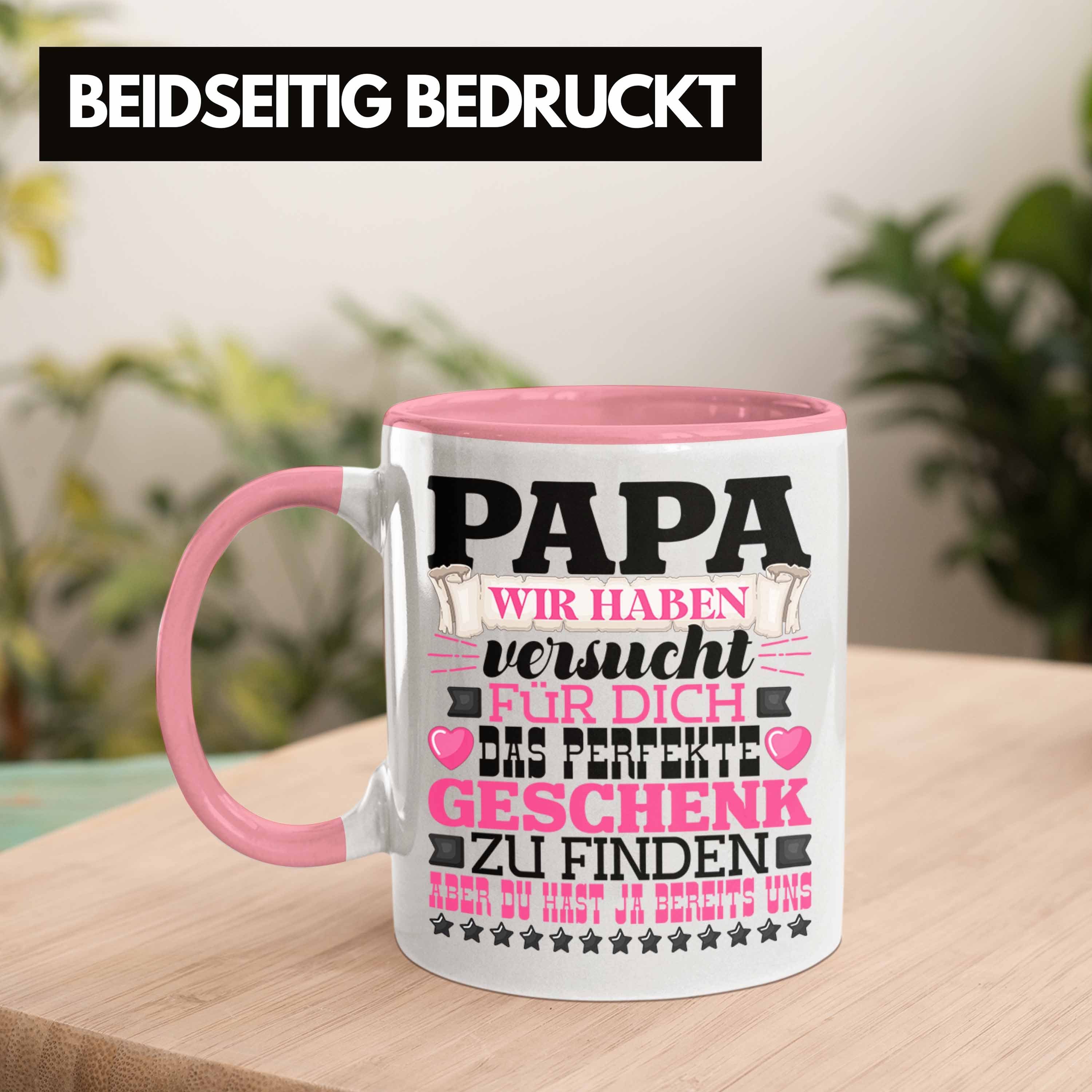 Tasse Trendation Geschenk Besten Tasse für Geschenkidee Vater Tochte Geschenk von Rosa Papa