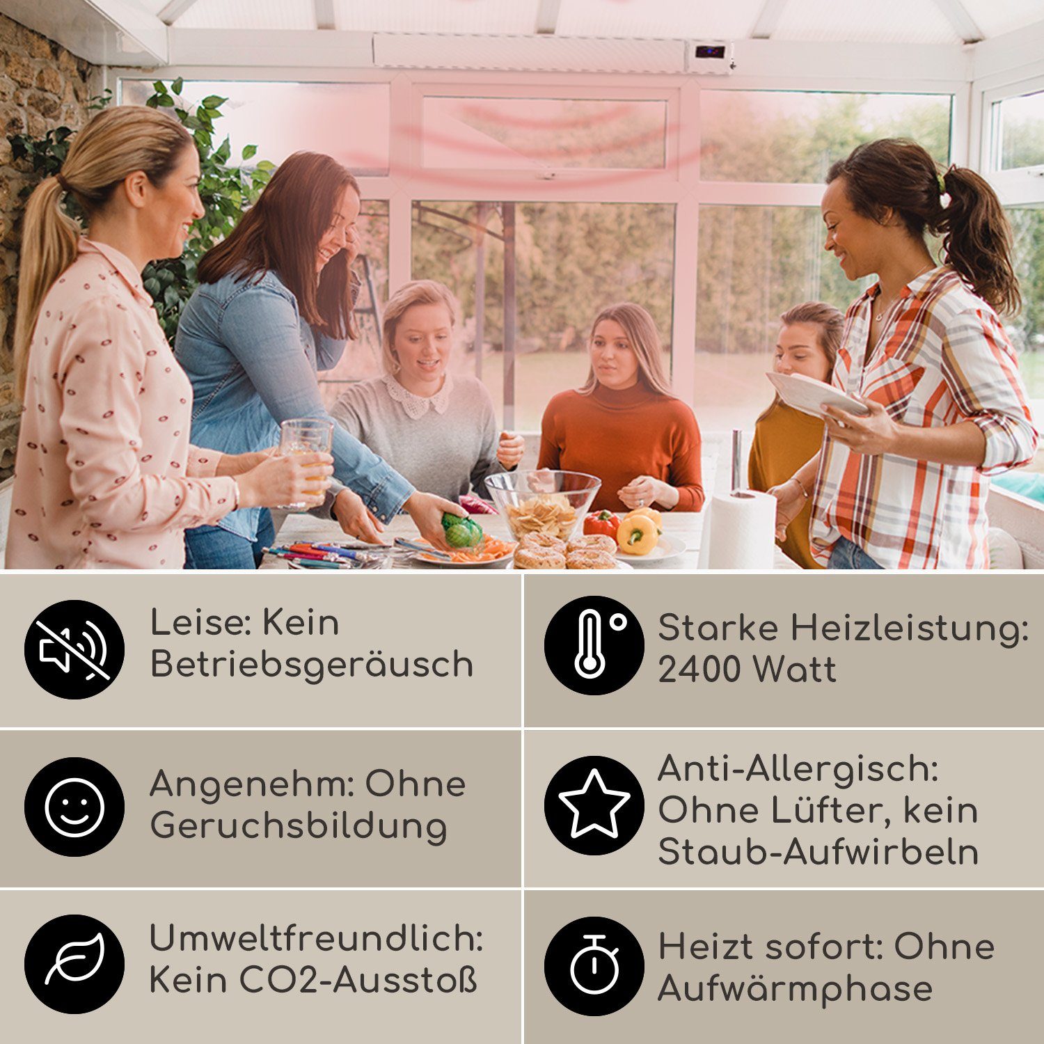 blumfeldt Heizstrahler Cosmic Beam Smart 24, günstig online kaufen
