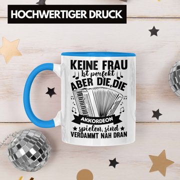 Trendation Tasse Trendation - Akkordeon Tasse Geschenk Akkordeon-Spielerin Geschenkidee Geburtstag Lustiger Spruch