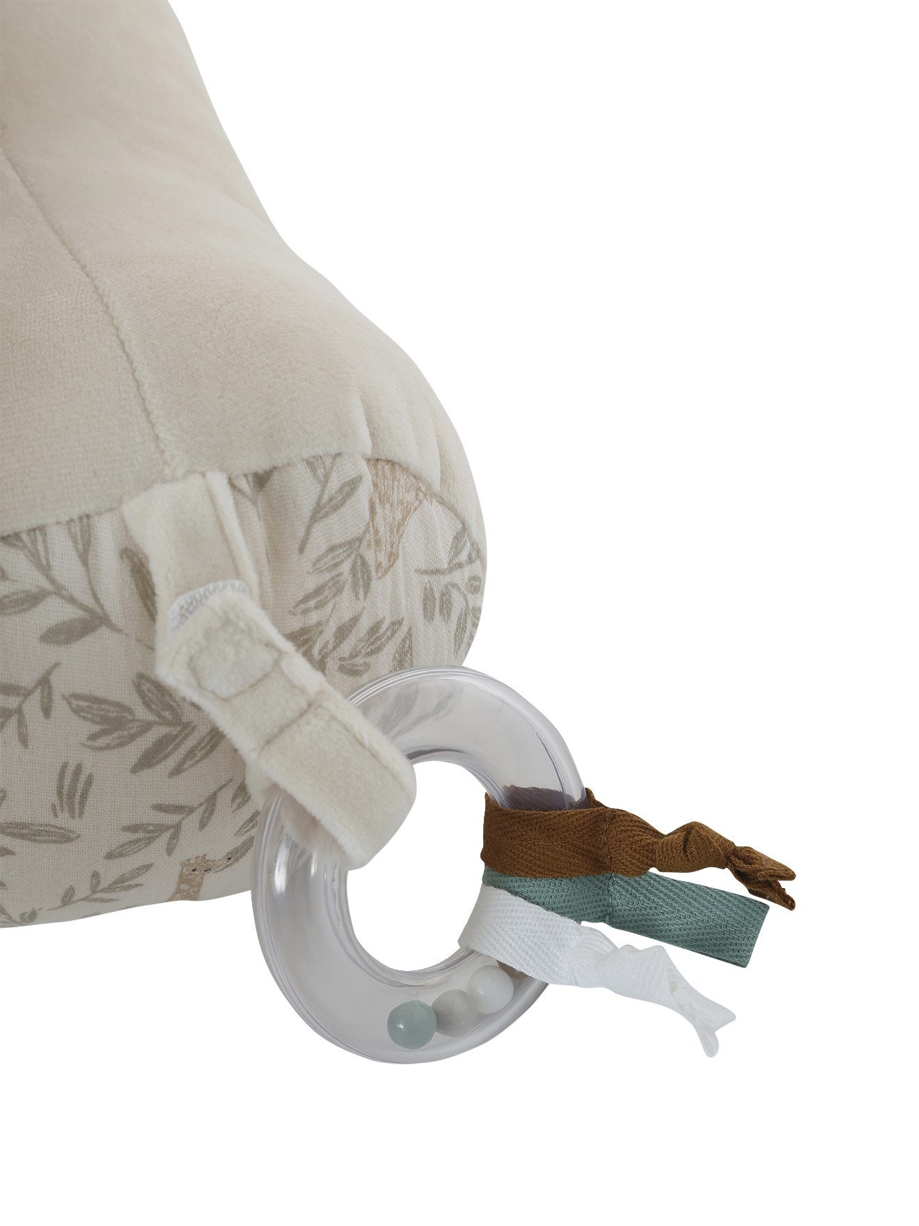 vertbaudet Schmusetuch Großer Activity-Elefant aus Plüsch BABYLON