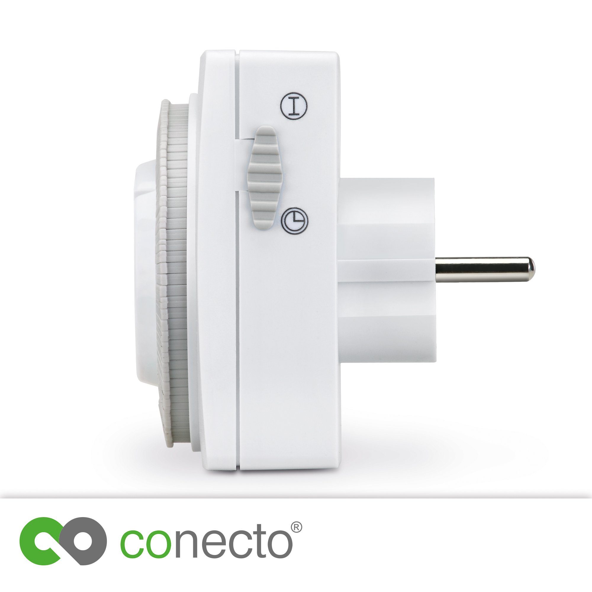 conecto Zeitschaltuhr conecto Mechanische Zeitschaltuhr, IP20, 3500 Watt, weiß (2 Stück)
