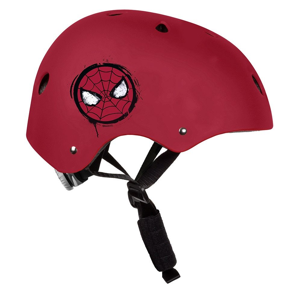 Seven Polska Kinderfahrradhelm Marvel "Beyond Spiderman", Roller Blades, 52-56cm, ab ca. 6 Jahre