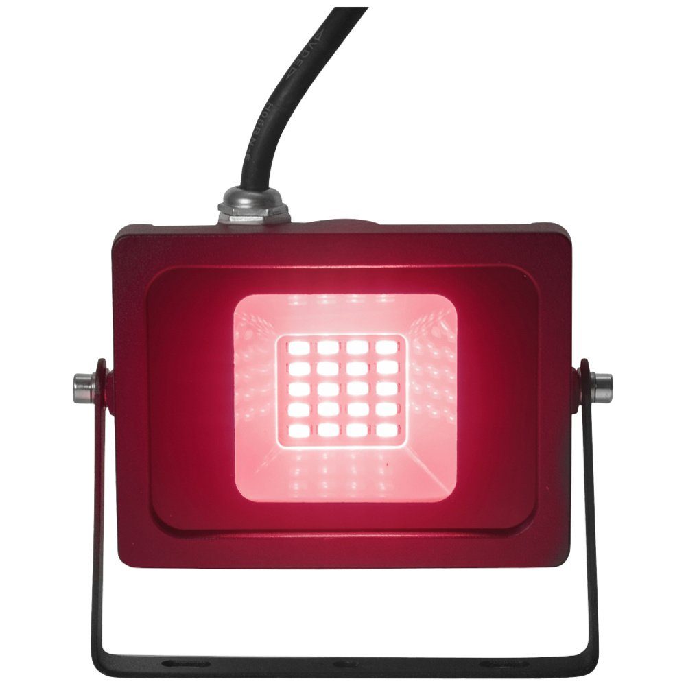 EUROLITE LED Flutlichtstrahler Eurolite LED IP FL-10 SMD rot 51914901 LED-Außenstrahler 10 W