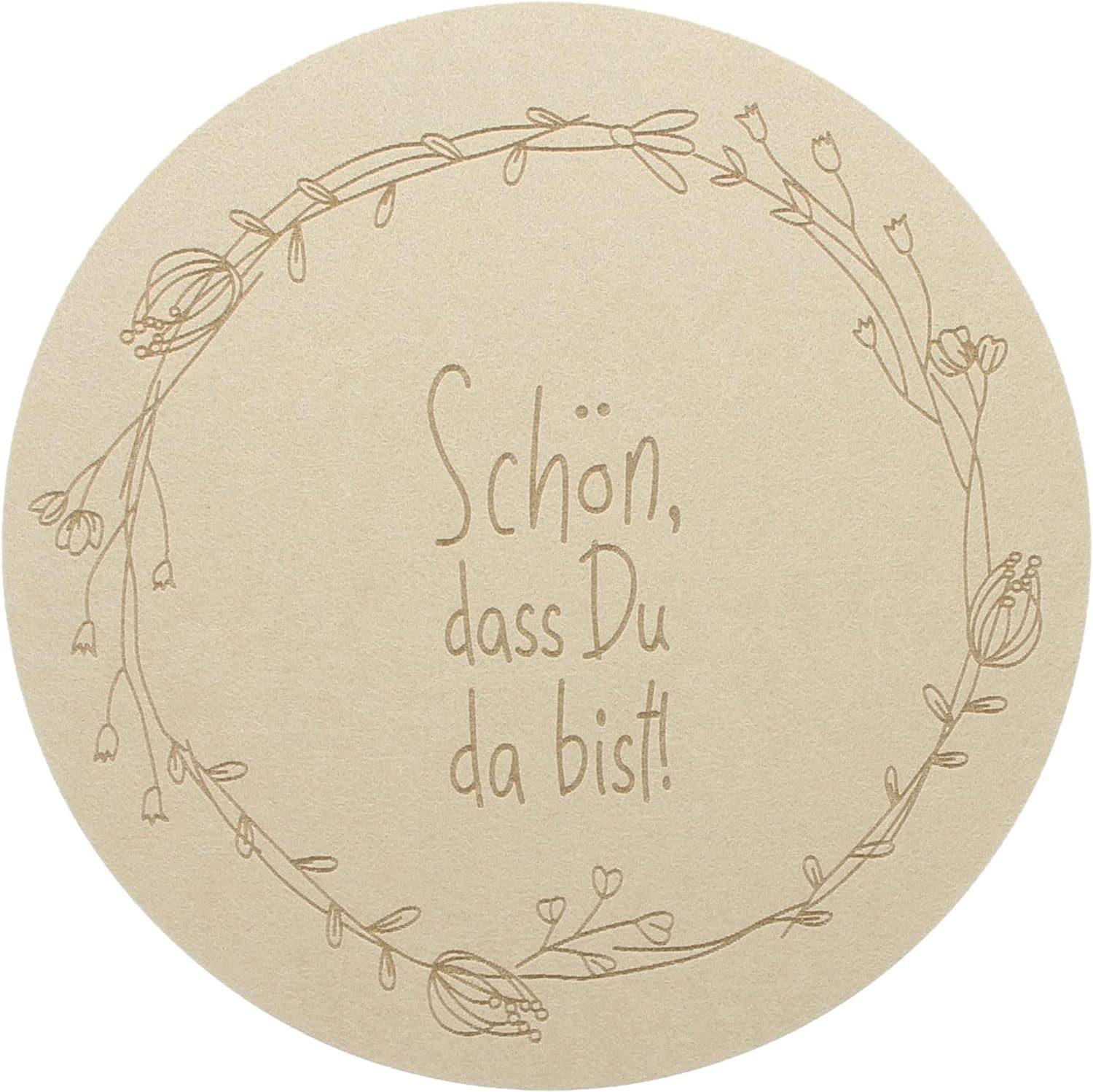 Dekoleidenschaft Platzset "Schön, dass Du da günstig online kaufen