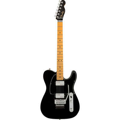 Fender E-Gitarre, American Ultra Luxe Telecaster Floyd Rose HH MN Mystic Black - E-Git