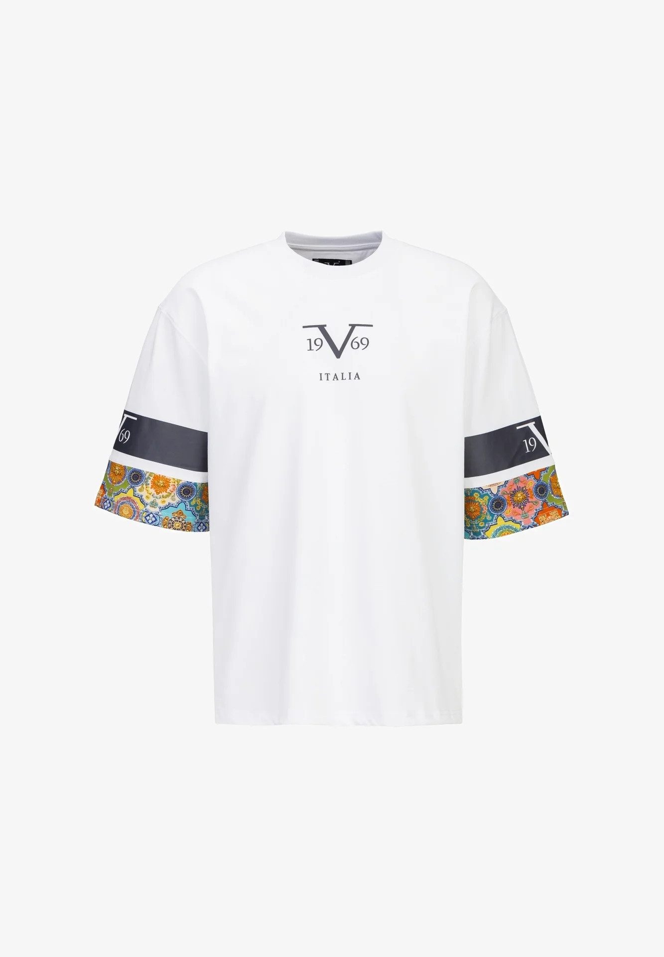 19V69 ITALIA T-Shirt Tamaro Baroque 2 - Oversize Shirt - Kurzarmshirt günstig online kaufen