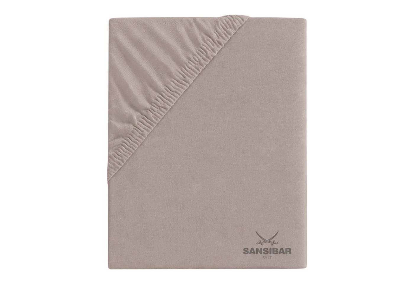 Sansibar Sylt Spannbettlaken Premium Topper-Spannbetttuch, Sansibar, Topperbezug, Gummizug: hochwertiges Rundumgummi, Matratzenbezug bis zu 15 cm Steghöhe, dicker Stoff, faltenfreier Sitz