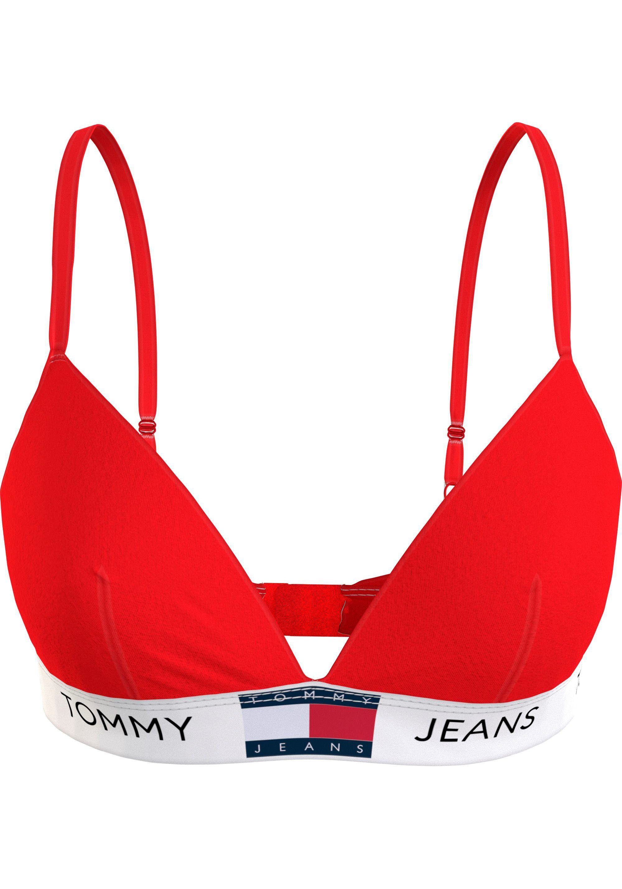 Tommy Hilfiger Underwear Bügelloser BH PADDED TRIANGLE (EXT SIZES) mit elastischem Bund Deep_Crimson
