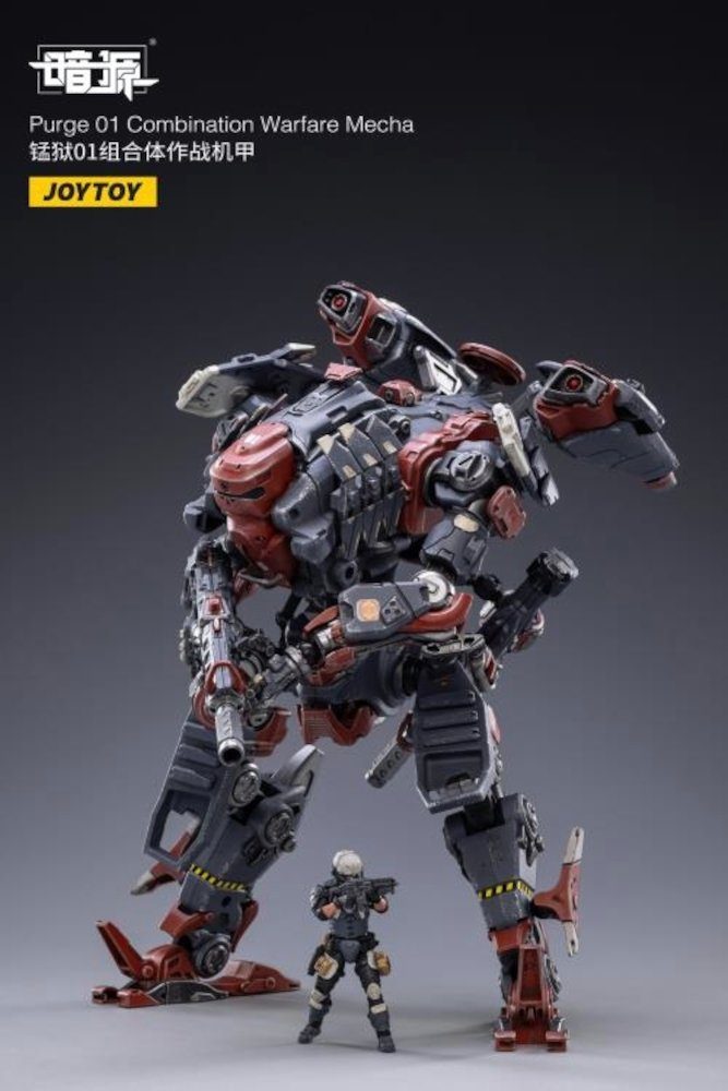 Actionfigur JOYTOY PURGE 01 COMBINATION WARFARE MECHA 1/25 ACTIONFIGUR & PILOT