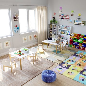 Homfa Schreibtisch, Kindertisch(ohne Stühle) Tisch zum Spielen & Malen