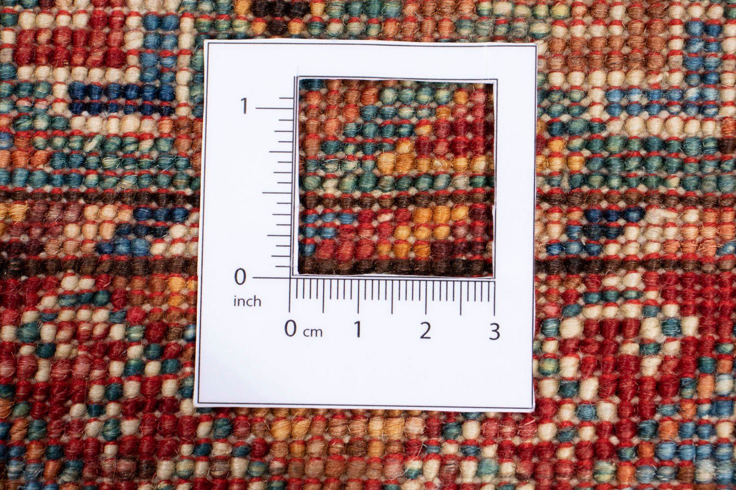 Einzelstück 78 cm Zertifikat morgenland, mit mehrfarbig, - x 6 rechteckig, Ziegler mm, Orientteppich - Handgeknüpft, Wohnzimmer, Höhe: 120