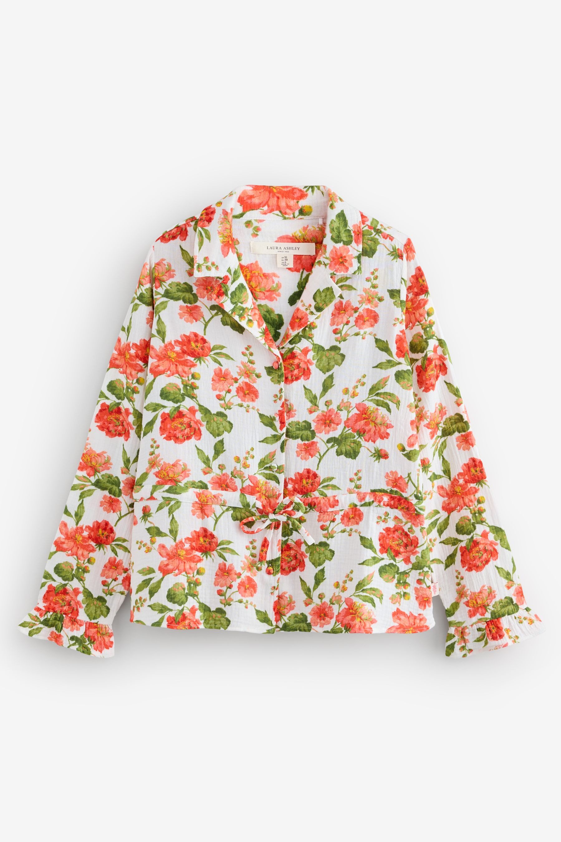 LAURA ASHLEY Pyjama Laura Ashley Romilly Schlafanzug mit Rüschen (2 tlg) – Bild 3 von 5