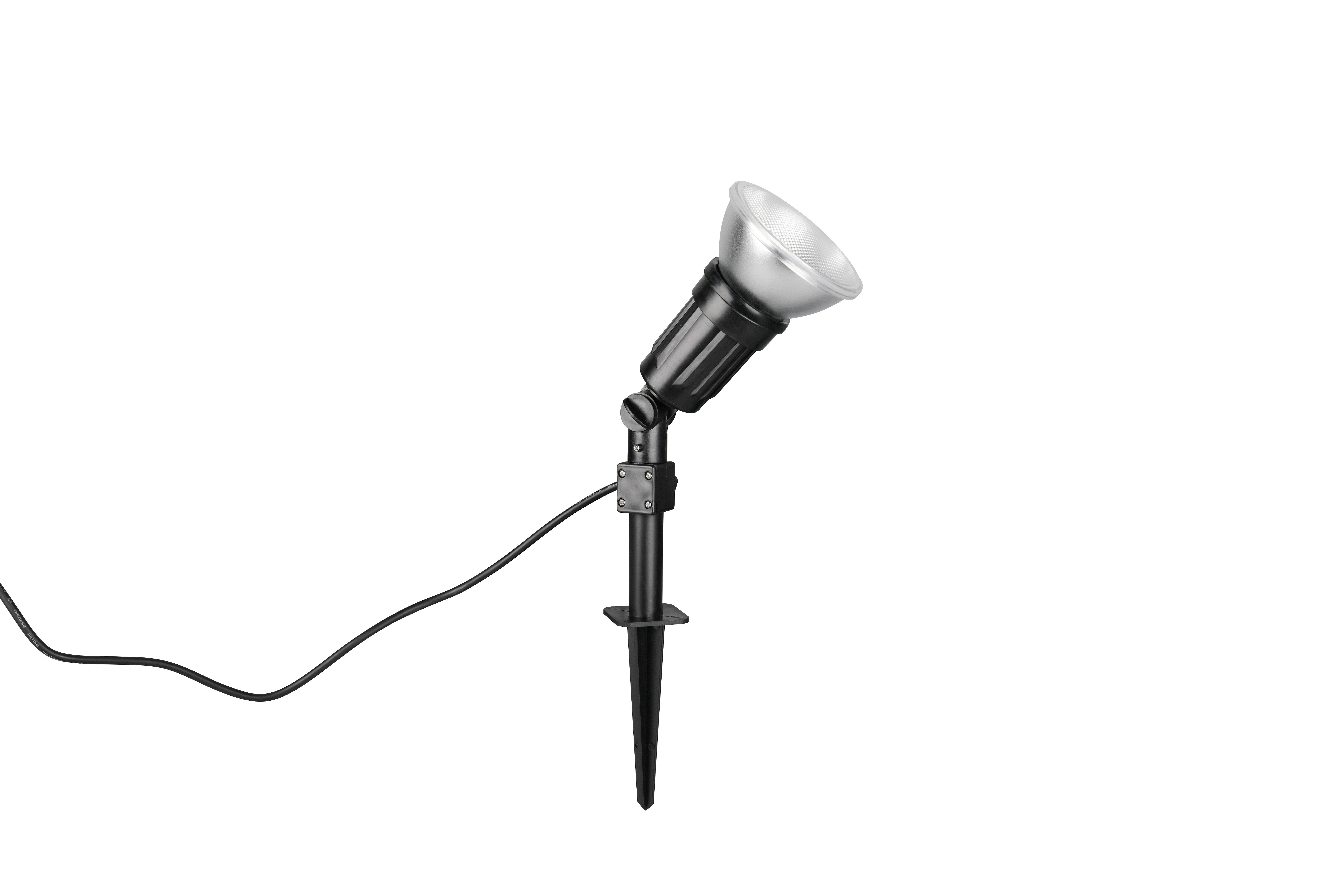 lightling LED Gartenstrahler Cesar, variable ausrichtbar, LED fest integriert, neutralweiße Lichtfarbe, IP44