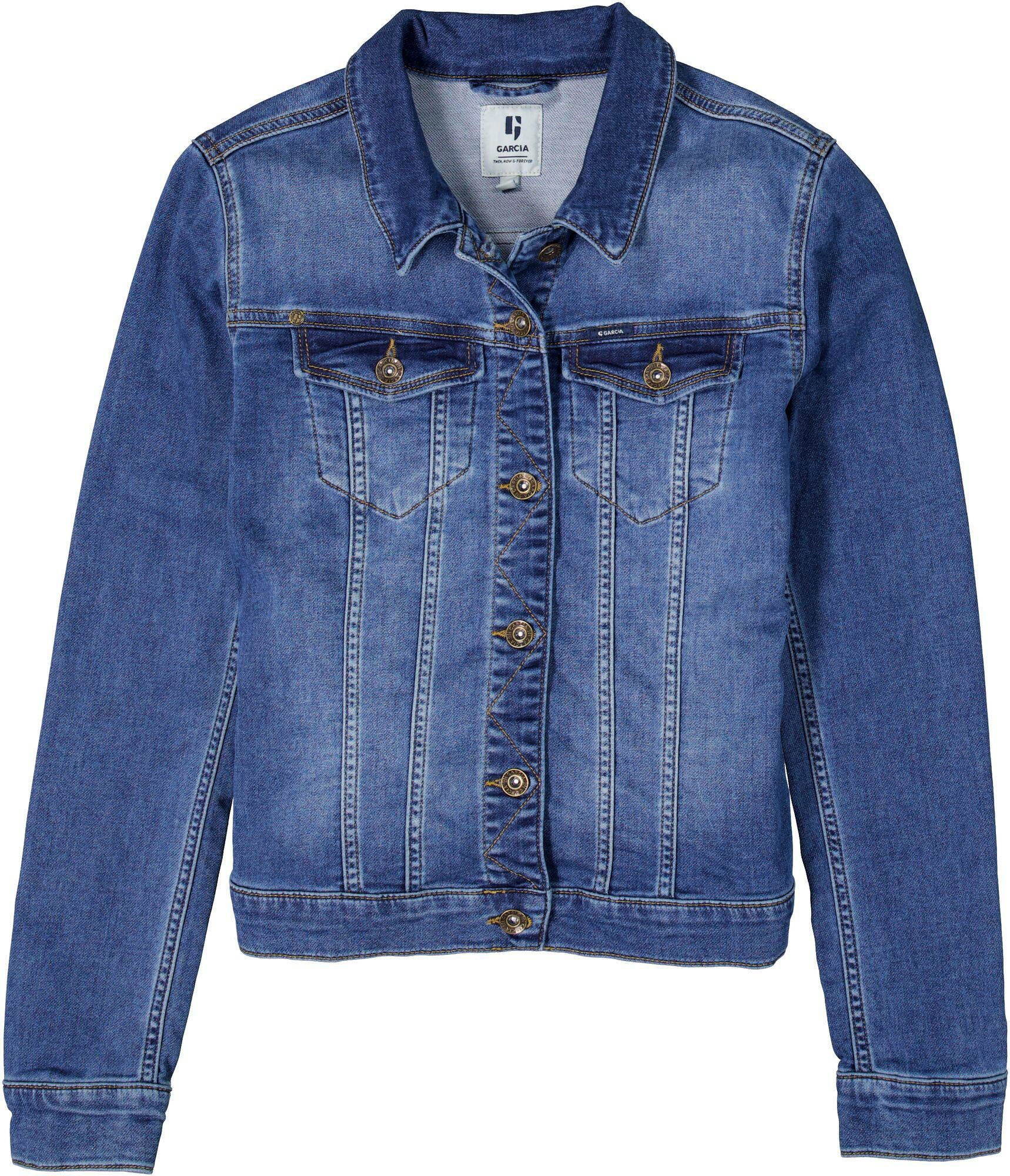 Garcia Jeansjacke dot Stretch Sofia medium mit