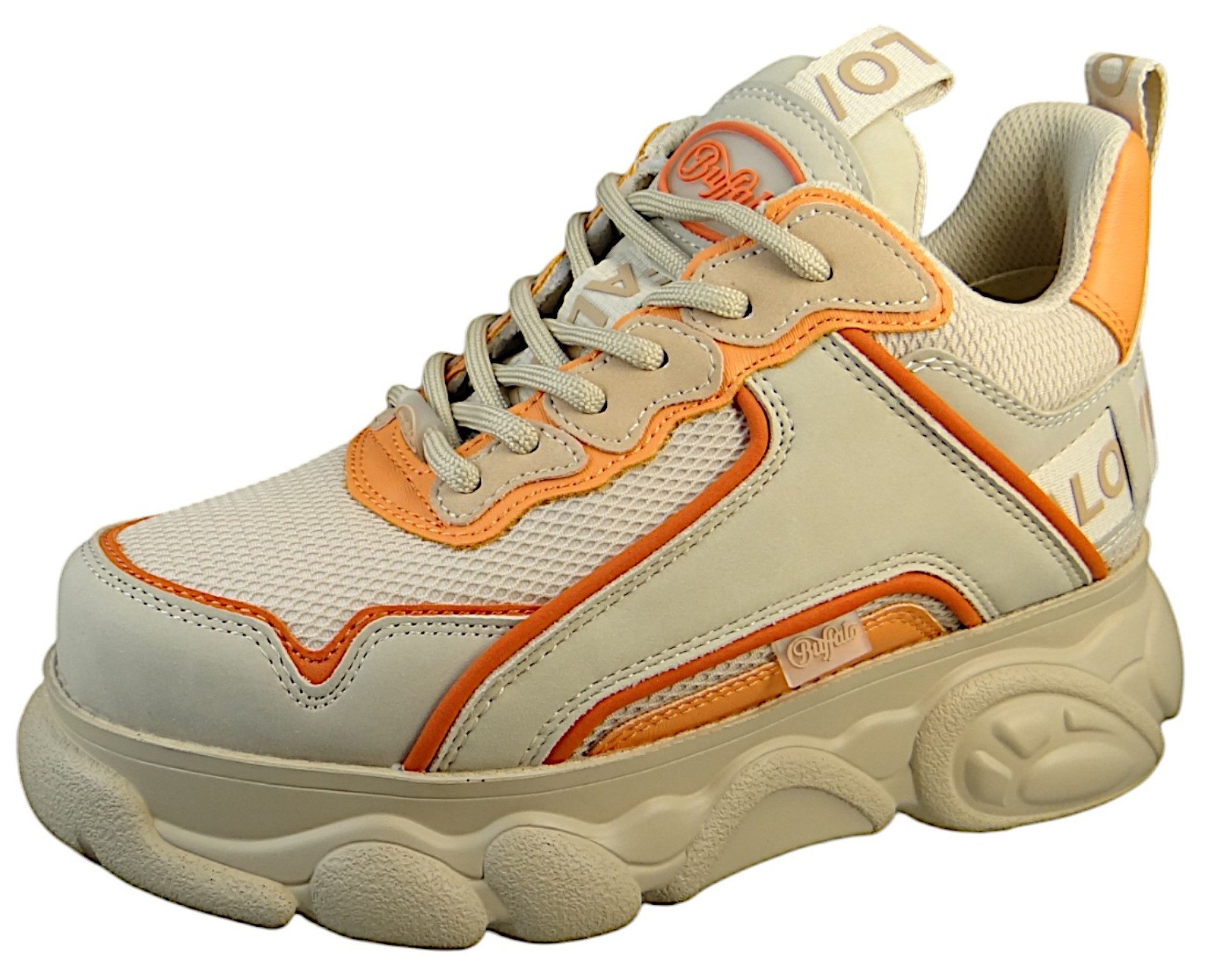 Buffalo 1636065 CLD Chai Beige/Orange/Rosa Sneaker