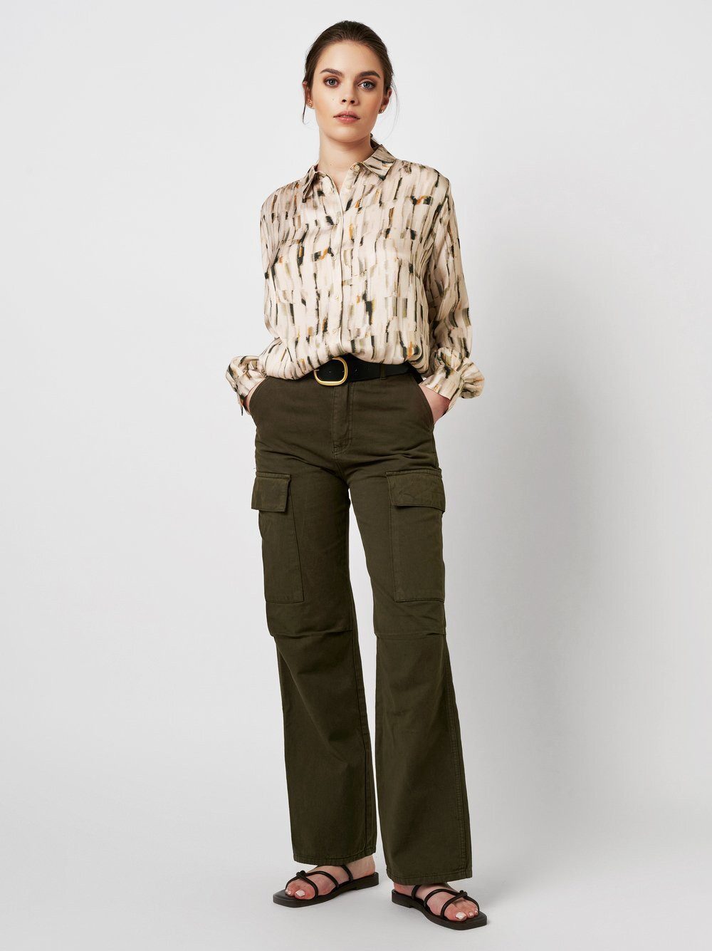 DESOTO Klassische Bluse Lena mit Volumenärmel günstig online kaufen