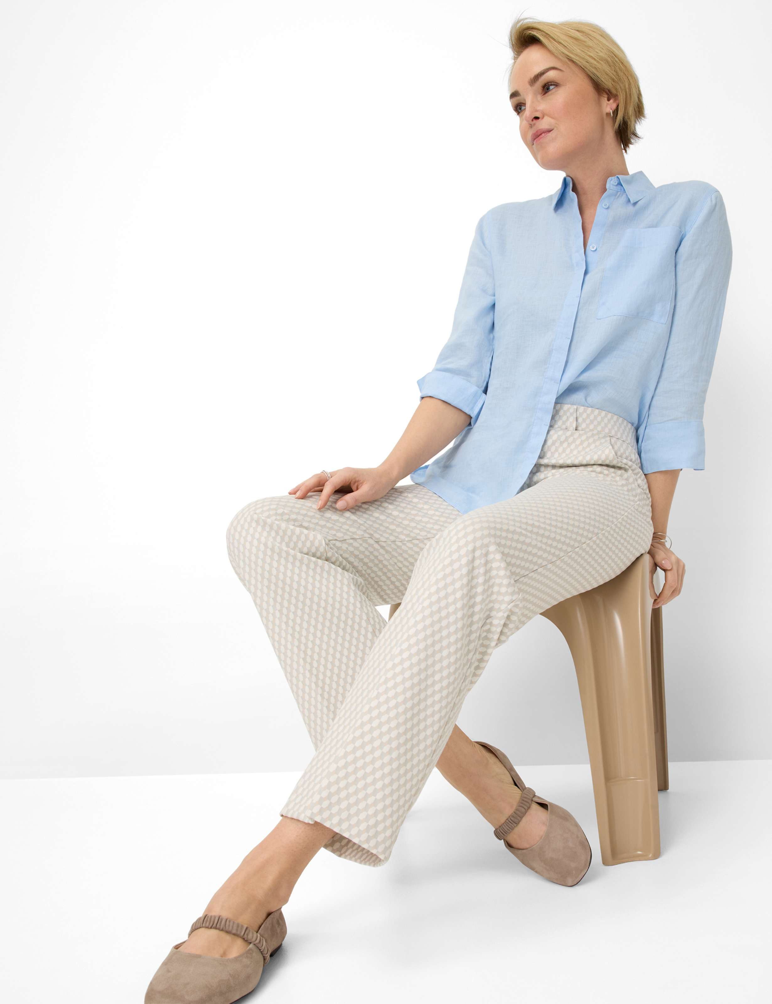 RAPHAELA by BRAX Boyfriend-Hose Style DamenpulloverTH FLARED